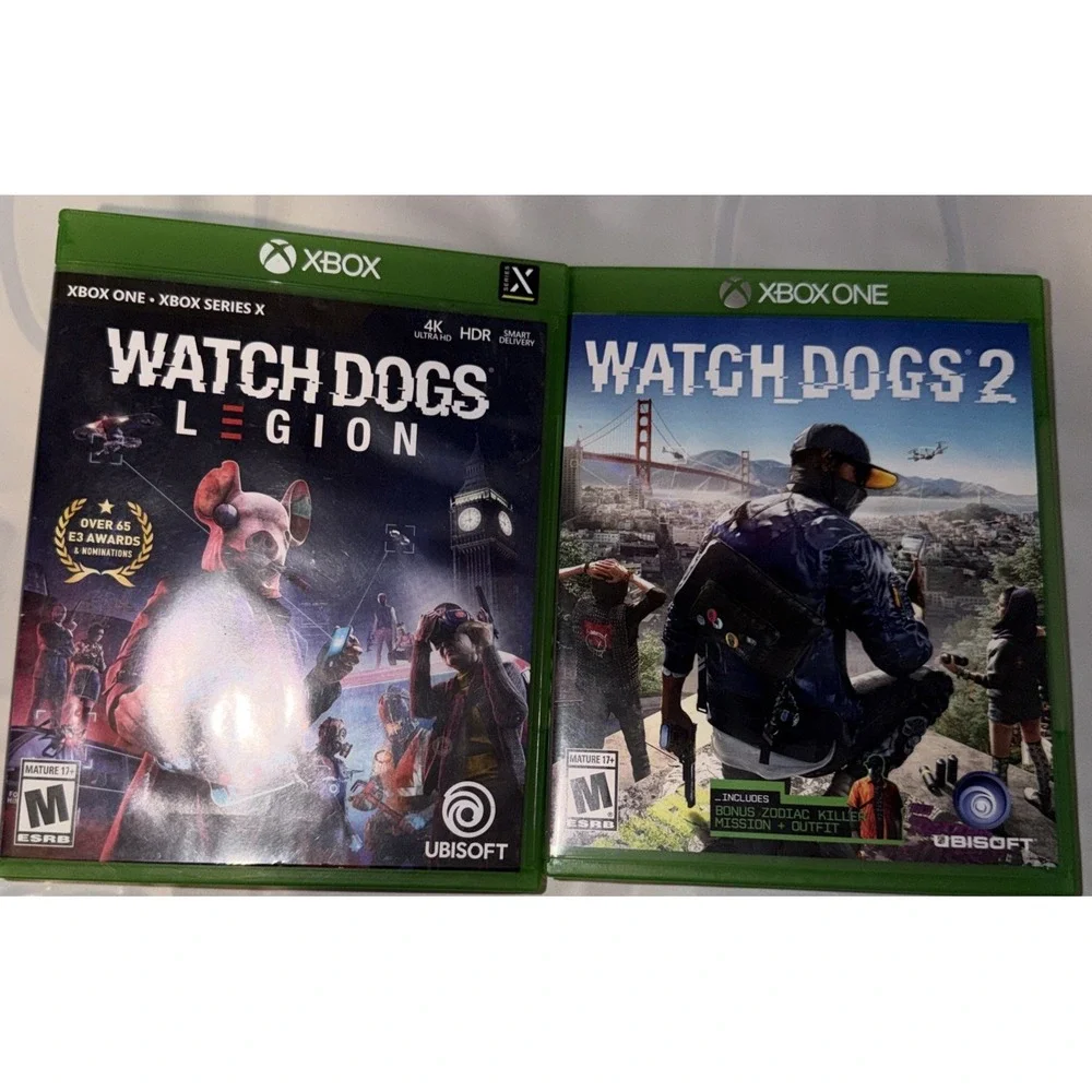 Watch Dogs Legion And Watch Dogs 2 Tested Working  (Microsoft Xbox One,‎ 2020)